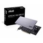 ASUS Hyper M.2 X16 PCIe 3.0 X4 Carte d'extension V2 Prend en Charge 4 NVMe M.2 (2242/2260/2280/22110) jusqu'à 128 Gbps pour Inte