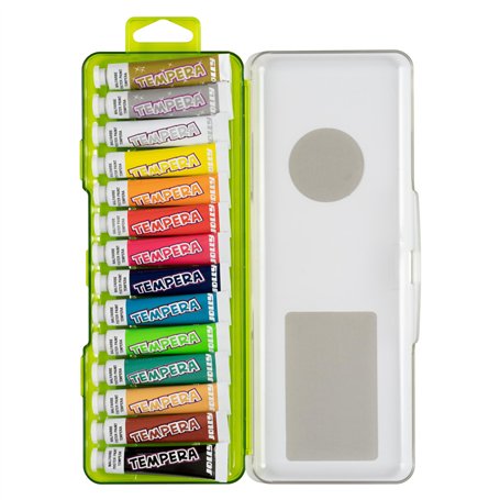 JOLLY Lot de 14 tubes de peinture à la gouache pour enfants - 14 tubes de 7