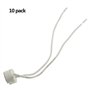 Torkase Lot de 10 douilles halogènes à incandescence G4, GU5.3 MR16, MR11 GZ4 GY6.35 avec connecteur de prise à incandescence LE