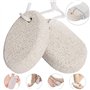Pinowu Pierre ponce naturelle (2pcs), Outils de pédicure de lave Peau dure Callus Remover pour les pieds et les mains - Exfolian