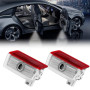 Liuer 2PCS Car LED Projecteur Ghost Shadow Logo Lampe 3D Voiture Lumière D'entrée D'éclairage Bienvenue laser Projecteur