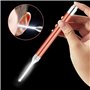 cure oreille led,Flash LED Lighting cure-oreilles Cuillère cérumen curette Remover Outil, sécurité antidérapant oreille Cleaner 