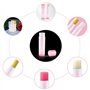 48 Pièces Lèvres Baume Vide conteneur Tubes,Tubes Baume à Lèvres,Mini Tube de Baume Vide Multicolore Conteneurs Levre en Plastiq