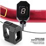 VOBOR Indicateur de Vitesse,Support indicateur de rapport engagé moto,Universel Support indicateur de vitesse moto 22 mm-28.6 mm