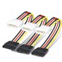 Benfei Câble d'alimentation Molex vers SATA 4 broches (SATA vers Molex) 25 cm
