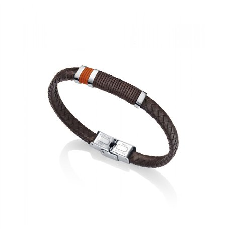 Viceroy Bracelet 6453P01011 Hommes en Cuir et Acier
