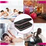 FTINATE 70 Trous Boîte Huile Essentielle Aromathérapie Sac de Rangement Trousses de Toilette Voyage Sac à cosmétiques avec inser