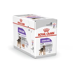 Royal Canin Mousse stérilisée | 12 x 85 g | Aliment Complet pour Chiens Adultes et stérilisés à partir de 10 Mois | Protéines di