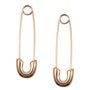Happiness Boutique Femmes Boucles d'Oreilles Epingle de Sûreté Plaqué Or Rose | Boucles d'Oreilles Délicates Bijoux Acier Inoxyd