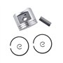 Ensemble de Piston 42mm avec Segments, Axe et Circlips pour Stihl FR450 FS450 SP450 SP451 Débroussailleuse