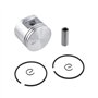 Ensemble de Piston 42mm avec Segments, Axe et Circlips pour Stihl FR450 FS450 SP450 SP451 Débroussailleuse