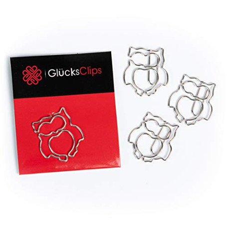 Lot de 11 trombones en forme de chouette