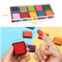 DazSpirit Tampons encreurs artisanaux, 20 Couleurs Tampons encreurs d'empreintes digitales Partenaire Bricolage Lavable pour Kid