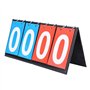 MAGT Tableaux Scores, Tableau de Bord Sportif à 4 Chiffres, Tabletop Multifonctions Scoreboard- Score Jeux Counter for Le Sport,