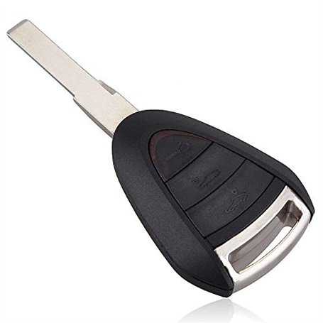 CLE PLIP Compatible avec Cayenne Boxster Cayman 997 Carrera et 911 Targa Coque 3 Boutons TELECOMMANDE @Pro-Plip