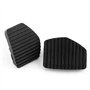 2pcs Couvercle en Caoutchouc de Pédale d'Embrayage Couvre-Pédale d'Embrayage de Frein Repose-Pieds