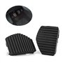 2pcs Couvercle en Caoutchouc de Pédale d'Embrayage Couvre-Pédale d'Embrayage de Frein Repose-Pieds