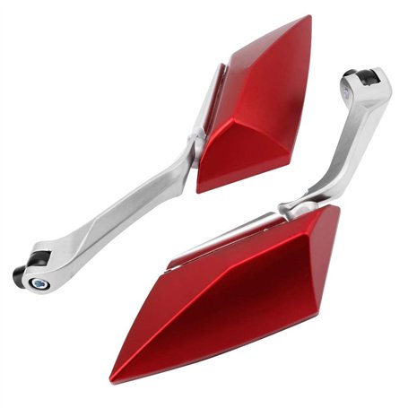 Rétroviseur 2pcs Moto Modifié Rétroviseur (rouge)