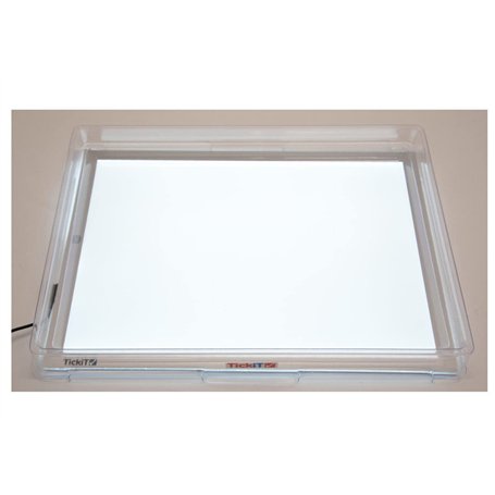 TickiT 72046 Light Panel Cover Tray - Clear A3 Plastic Cover