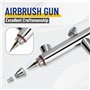 Fengda Airbrush FE-183K Set d'aérographe Double Action de précision pour Alimentation par gravité avec 3 Tailles de Bonnet et 3 
