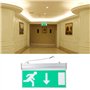 Lumière de Signe de Sortie de Secours de LED, Évasion de Sécurité Évacuation Indicateur lumière Haute luminosité Panneau d'indic