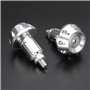 NICOLIE 7/8inch 22mm Universal Moto Guidon Poignées à la Main Bar Embouts Bouchons Slider-Titane