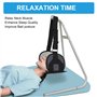 Toogel Hamac de Relaxation Cervical pour Soulager Cou et Épaules, Hamac de Tête avec Support Amovible, Traction Cervicale Anti-F