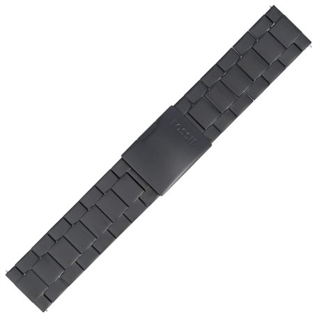 Fossil Bracelet de Montre 24mm Acier Inoxydable Noir JR-1401 | LB-JR1401