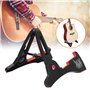 Drfeify Support pour Guitare Instrument à Cordes Support Compact Universel en Plastique Accessoires de JeuAccessoires pour Guita
