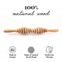 Tuuli Accessories Anti Cellulite Masseur Rouleau de Massage Appareil Maderothérapie Bois 40 cm
