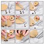 Gasea 120 Set Boutons Pression Cuir Kit 6 Couleur Snaps Métal avec 4PCS Outils de Fixation pour Vêtements, Cuir, Veste, Vêtement