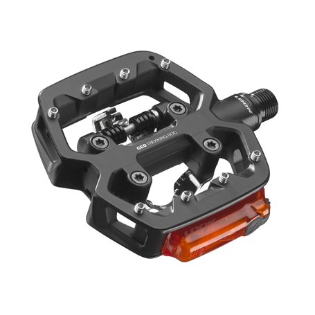 LOOK Cycle - Pédales de Vélo GEO Trekking Roc Vision - Pédales Hybrides Ultra-Robustes en Aluminium - 1 Face Automatique