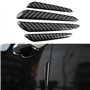 Vobor Protecteur de Pare-Chocs for Pare-Portes - 4Pcs Bandes de Protecteur de Pare-Chocs en Fibre de Carbone Trim Cover Car Univ