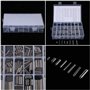 280Pcs M1.5 / M2 / M2.5 / M3 / M4 / M5 / M6 / M8 Assortiment de broches à rouleau avec coffret de rangement, Kit de goupilles à 