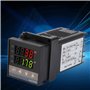 REX-C100 Régulateur de température PID, Kit d'alarme pour thermostat de régulateur de température PID 0~1300 ℃ Alarme numérique 