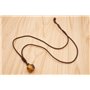 Mayting Pendentif Oeil de Tigre Collier de Pendentif Pierres Précieuses Cadeau pour les Hommes et les Femmes Collier