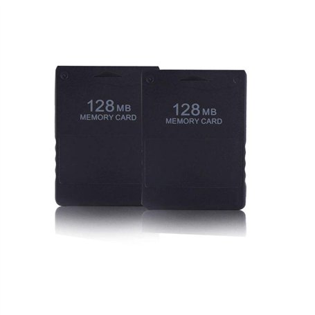 WICAREYO 2PCS Carte Mémoire 128 Mo pour PS2