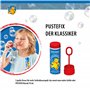 PUSTEFIX Lot de 5 bulles de savon classiques de 70 ml - Bulles colorées fabriquées en Allemagne - Pour mariage, anniversaire d'e