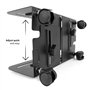 Maclean MC-851 Support Universel pour Ordinateur Portable avec roulettes et Support pour Ordinateur jusqu'à 10 kg