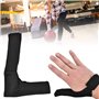 Gants de Bowling Bowling Thumb Saver Protection Gauche Droite de Vitesse pour Bowling Ball Sports(Noir)