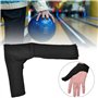 Gants de Bowling Bowling Thumb Saver Protection Gauche Droite de Vitesse pour Bowling Ball Sports(Noir)