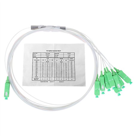 Garosa 1 x 8 câbles de réseau de type tuyau pour séparateur optique PLC SM