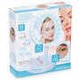 Miroir de Maquillage Grundig - Éclairage LED - Espace de Rangement pour Bijoux - Miroir Ordinaire et grossissant - Blanc