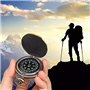 iwobi Boussole de Poche, Boussole Randonnée pour Voyage,Camping,Marche,Exploration