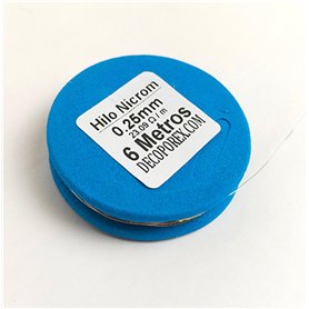 DecoPorex Bobine de fil de résistance Nichrom 0,25 mm - 6 mètres DecoPorex Bobine de fil de résistance Nichrom 0