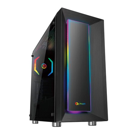 TALIUS Boîtier ATX Gaming Auriga en Verre trempé USB 3.0