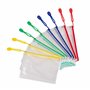 Djois made by Tarifold 509069- Lot de 8 Pochettes Plastique Format A6 Zip