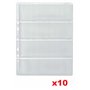 COLLECTOR 10 Pages pour Album de Billets - Type 4 - pour Quatre Billets, intercalaires Feuilles de Rechange supplémentaires ou A