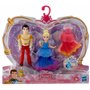 Disney Princesses - Mini Poupees Royal Clips Cendrillon et Son Prince - 8 cm, Multicolore