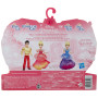 Disney Princesses - Mini Poupees Royal Clips Cendrillon et Son Prince - 8 cm, Multicolore